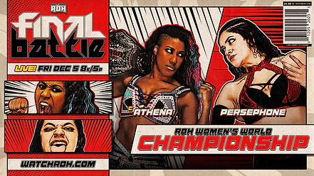 Persephone to Challenge Athena at ROH Final Battle