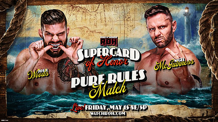 Josh Woods vs Nigel McGuinness Set for Supercard of Honor