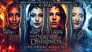 4-Way Battle For The ROH Women's World TV Title Set For Death Before Dishonor