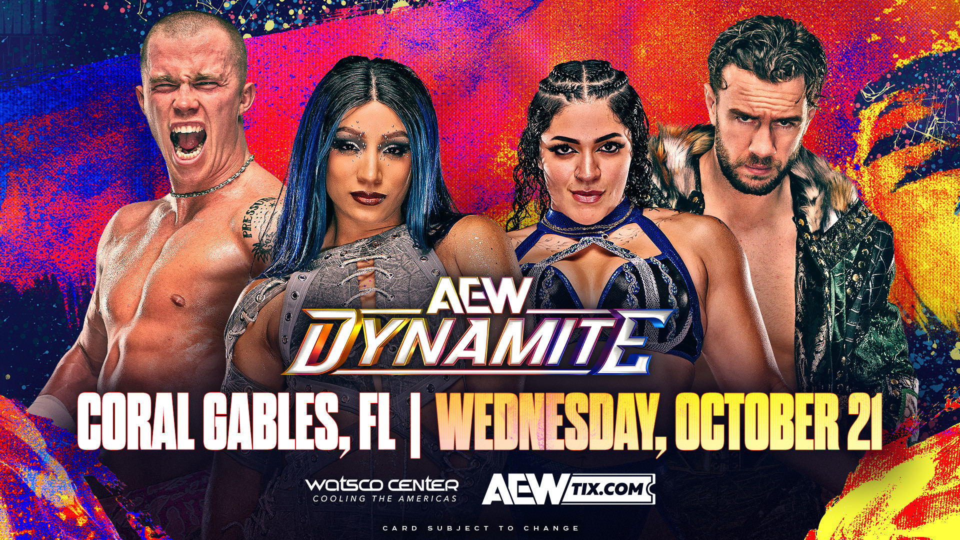 AEW Dynamite se traslada a Coral Gables en octubre