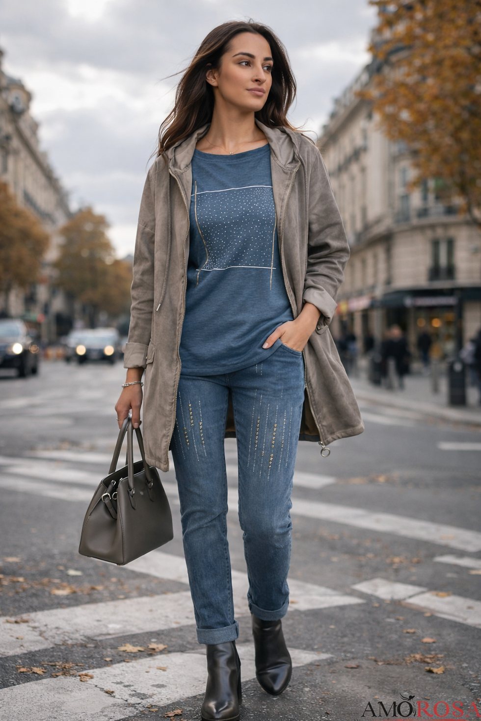 Thumbnail: Stone/Metal Studded Pant