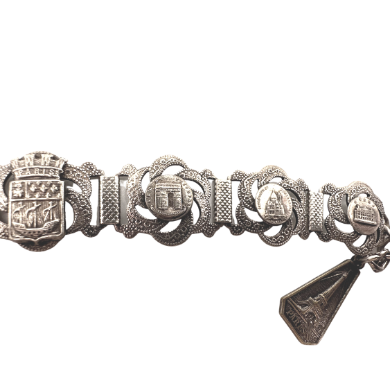 Thumbnail: ART DECO – Antique French PARIS Grand Tour Bracelet