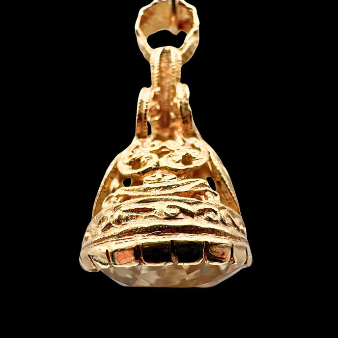 Thumbnail: Antique Citrine Fob