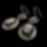 Thumbnail: VICTORIAN – RARE Antique MICROMOSAIC, ONYX & PEARL Earrings -ROMAN FORUM