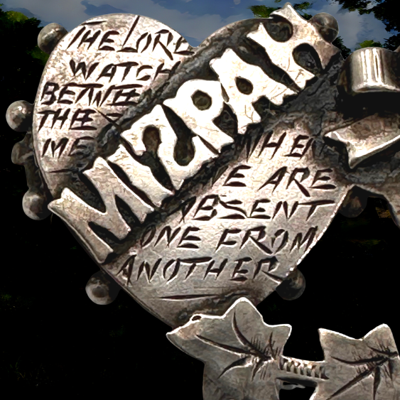 Thumbnail: VICTORIAN - Antique Sterling Silver “MIZPAH” Brooch