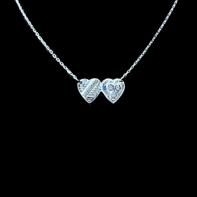 Thumbnail: VICTORIAN - Antique Sterling Silver “MIZPAH” Necklace
