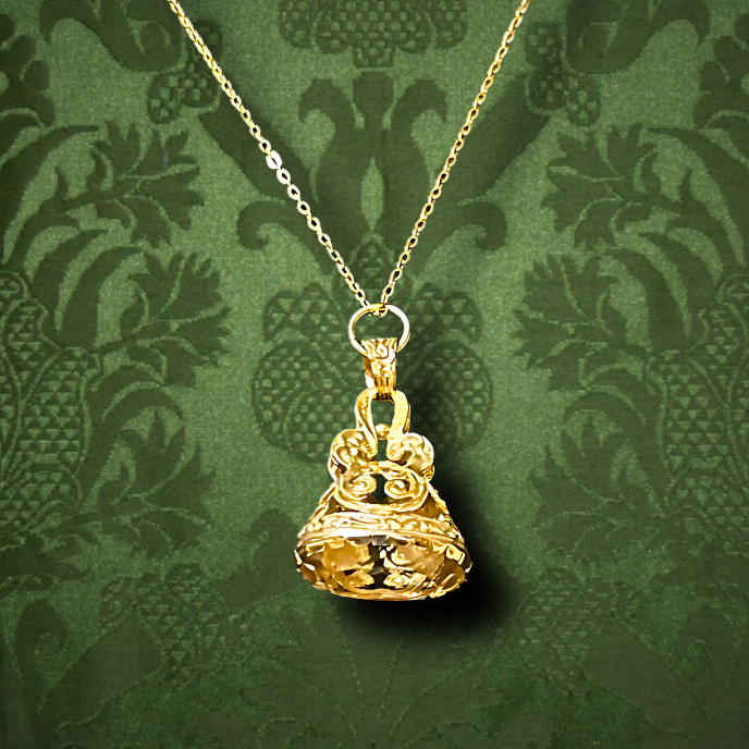Thumbnail: Antique Citrine Fob