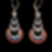 Thumbnail: VICTORIAN – Antique French 9k Gold, Enamel & Coral EARRINGS