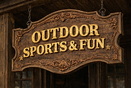 Outdoor Sports Sign