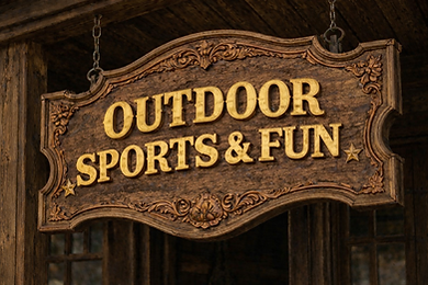 Outdoor Sports Sign