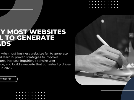 Why Most Websites Fail to Generate Leads (And How to Fix It)