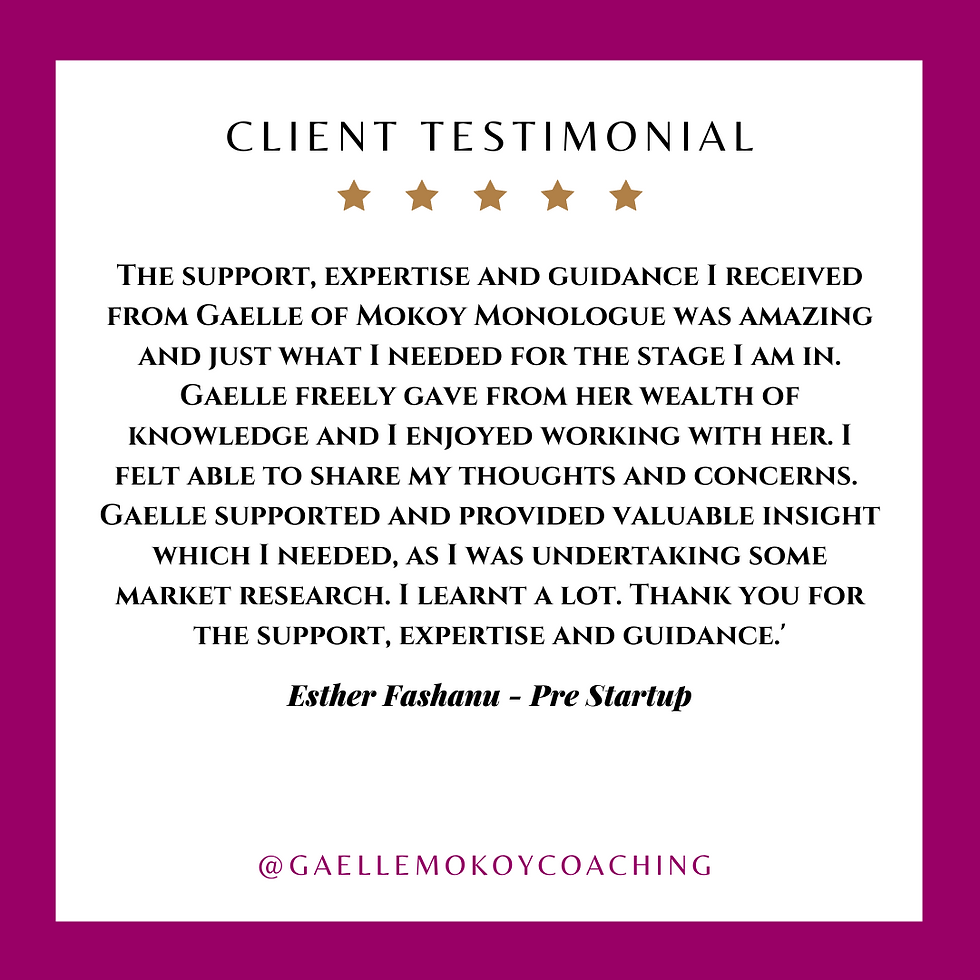 MARKETING COACHING TESTIMONY