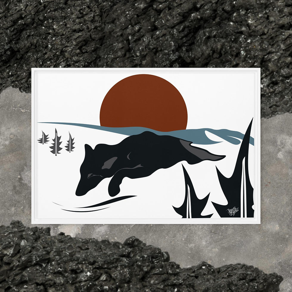 Wolf Spirit Print (Shipping &Tax included)