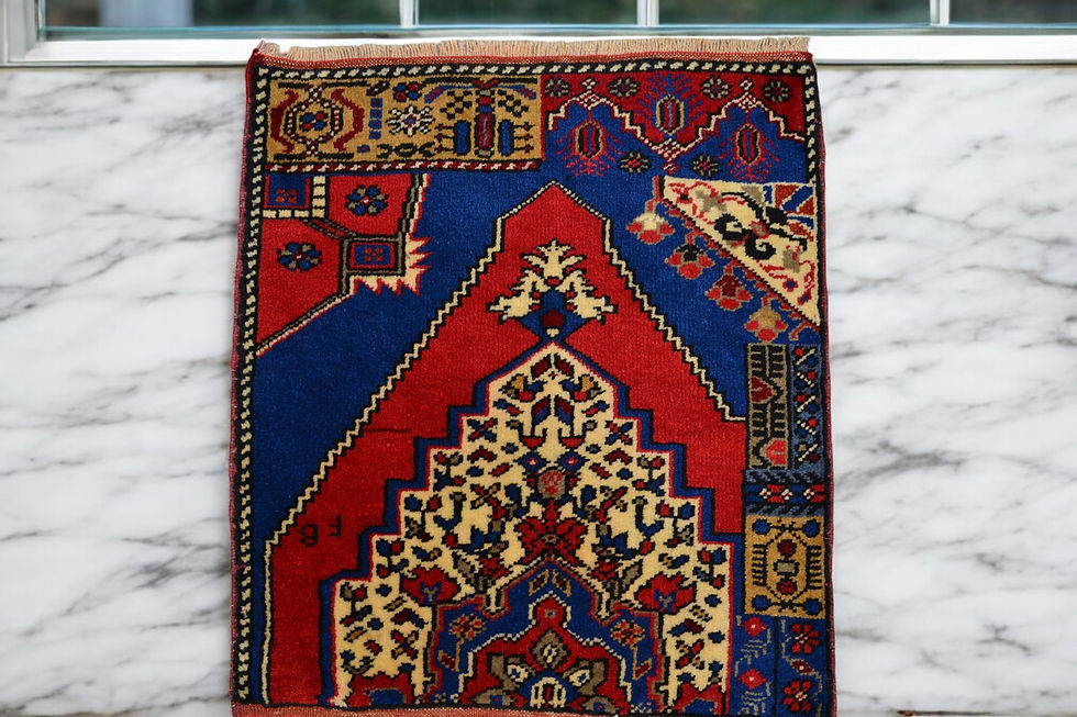 サムネイル： Handmade Tribal Model Rug Carpet Turkish Wool Natural Dye Carpet