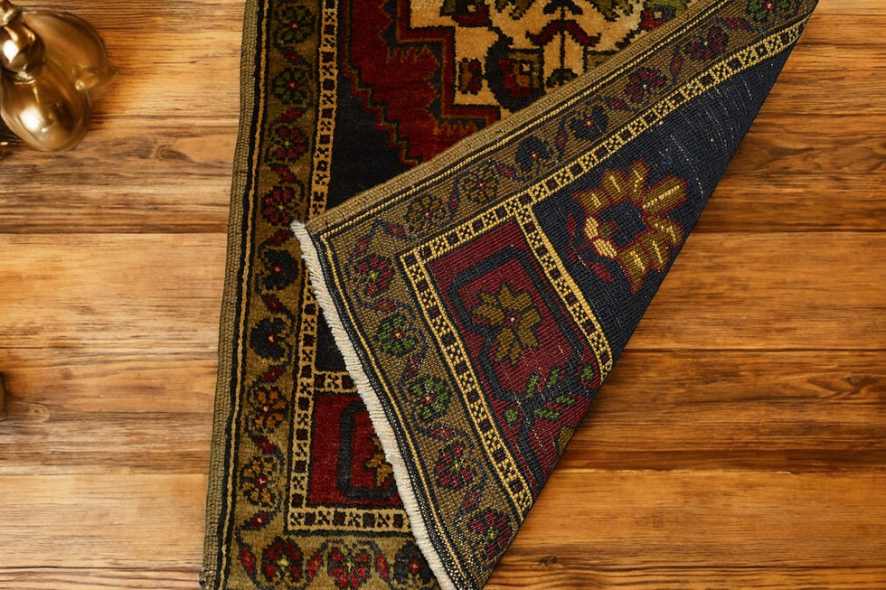 Thumbnail: Tribal Handmade 144cm x 54 cm Turkish Carpet