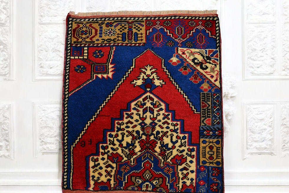 サムネイル： Handmade Tribal Model Rug Carpet Turkish Wool Natural Dye Carpet