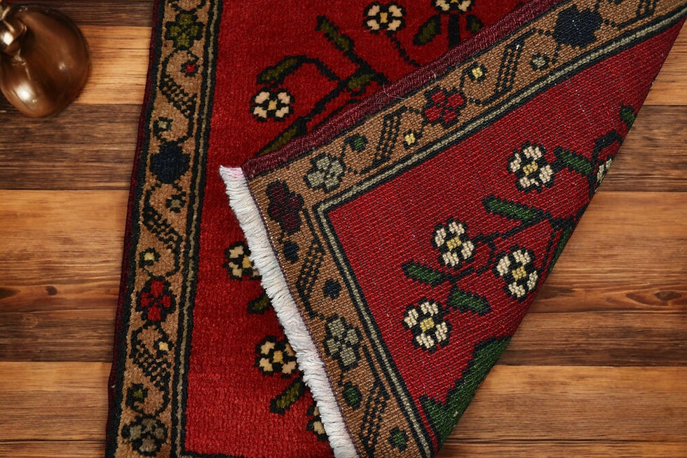 Miniatura: Anatolian Tribal Vintage wool rug 45cm x 48cm
