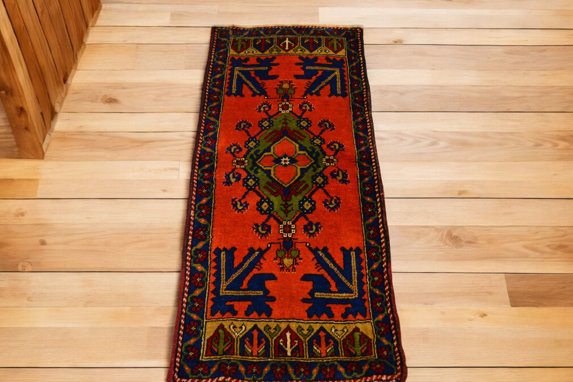 Handmade Original Turkish Carpet 128cm x 54cm