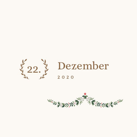 22. DEZEMBER – happy FITMAS