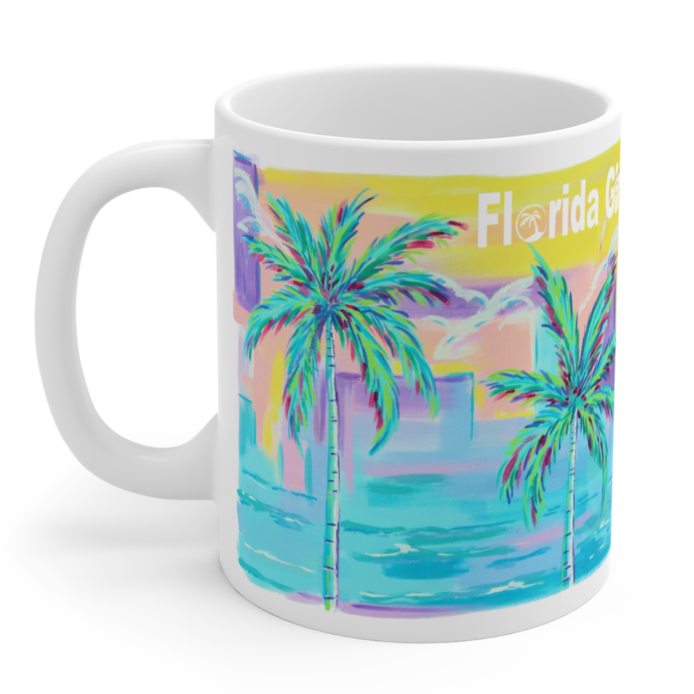 Thumbnail: destin dreams florida girl beach themed coffee mug personalize
