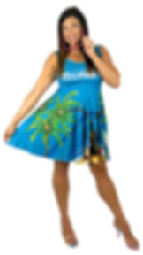 florida girl beach themed skater dress