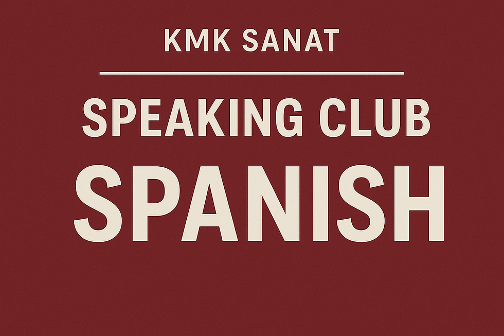 Speaking Club : Spanish