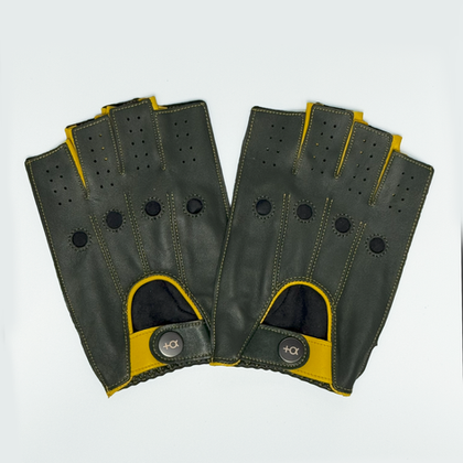 G11 ツートンレーシンググローブ（ブリティッシュグリーン）