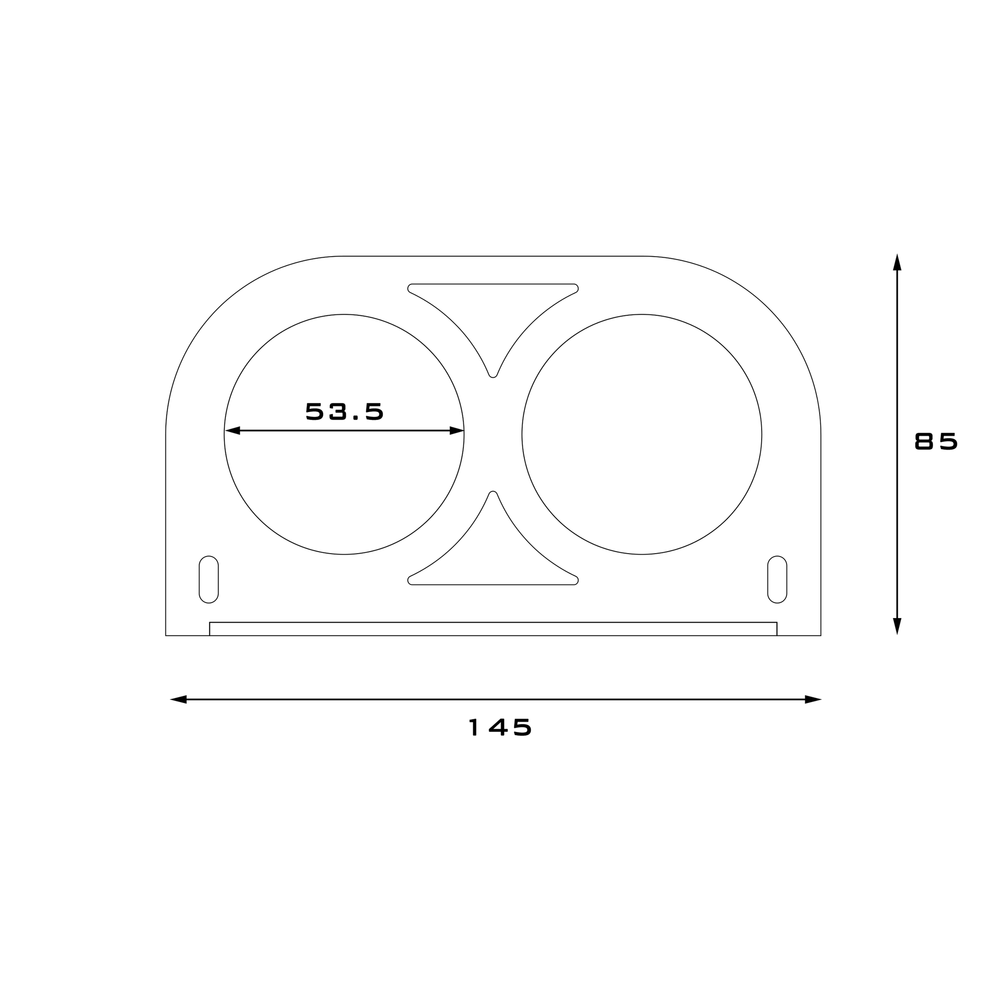 P09/P10　２連メータースタンド（53mm/60mm） 3