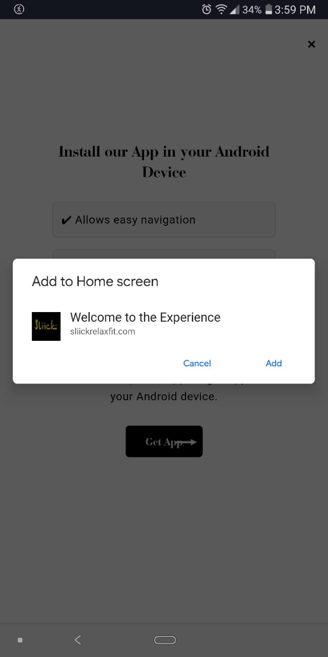 Progressive Web App Implementation for SLIICK by Commerce Ants