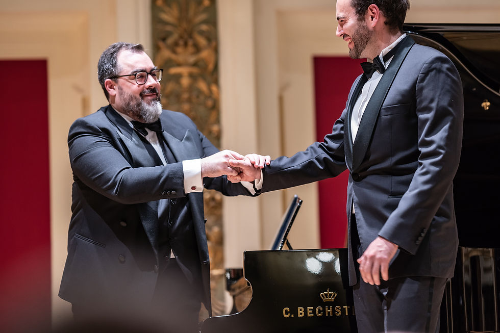 Liviu Holender u. Alejandro Picó-Leonís © Stefan Seelig/Schubertiade Wieden