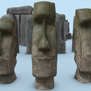 Stonehenge & Head Idols