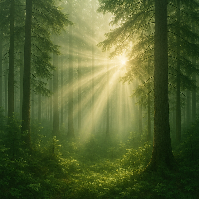 Rays de soleil dans la forêt.png