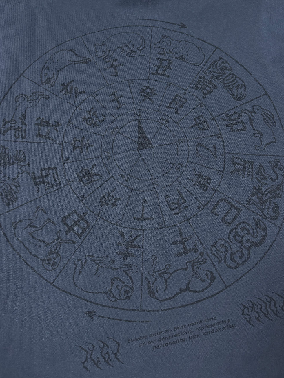 Thumbnail: Zodiac Tee - Dusty Blue