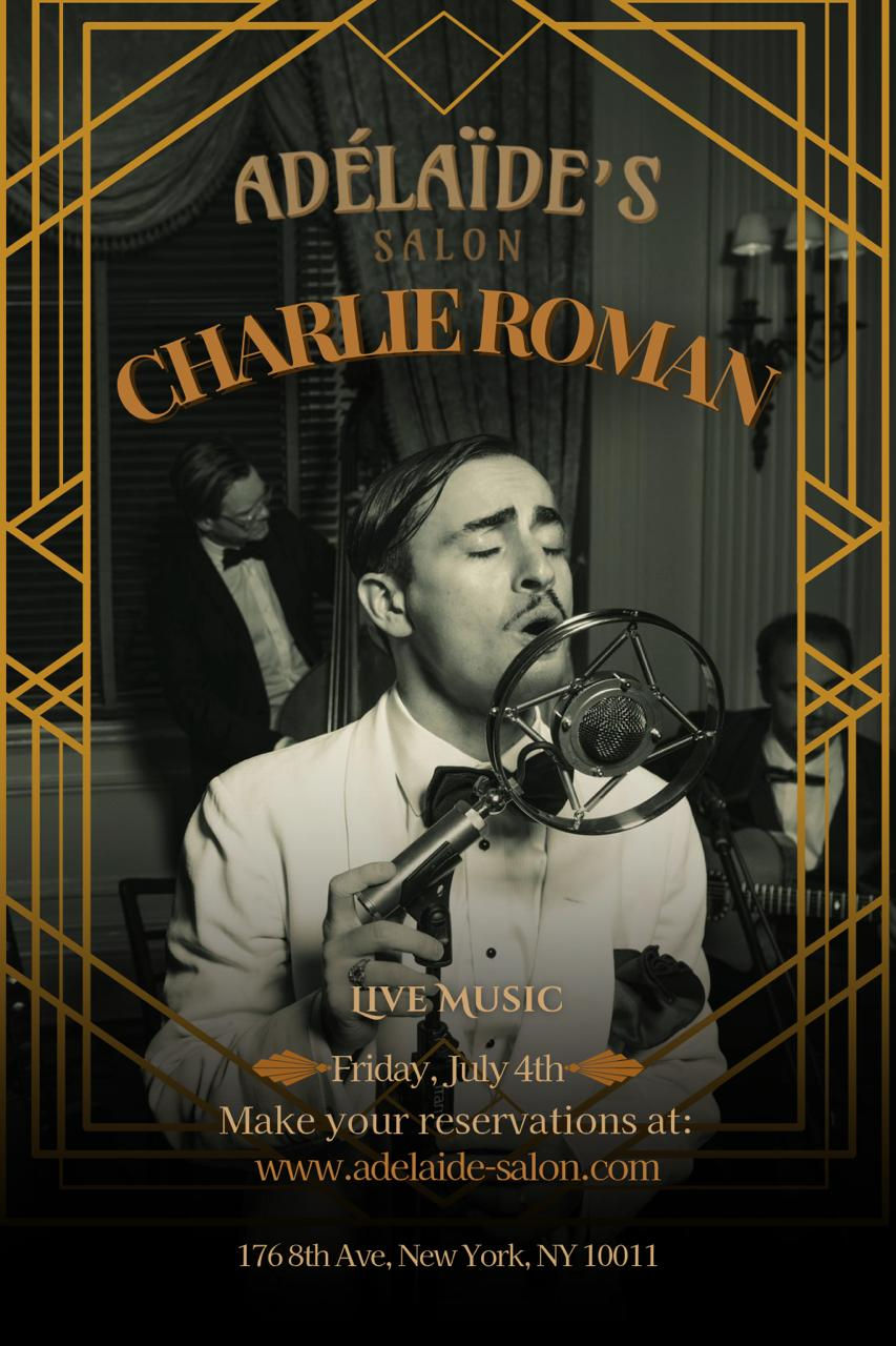 Charlie Roman at Adelaide's Salon