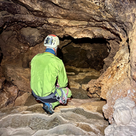 Initiation spéléo à la grotte des Ramats