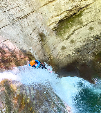 Canyoning au canyon des Ecouges partie basse - Vercors