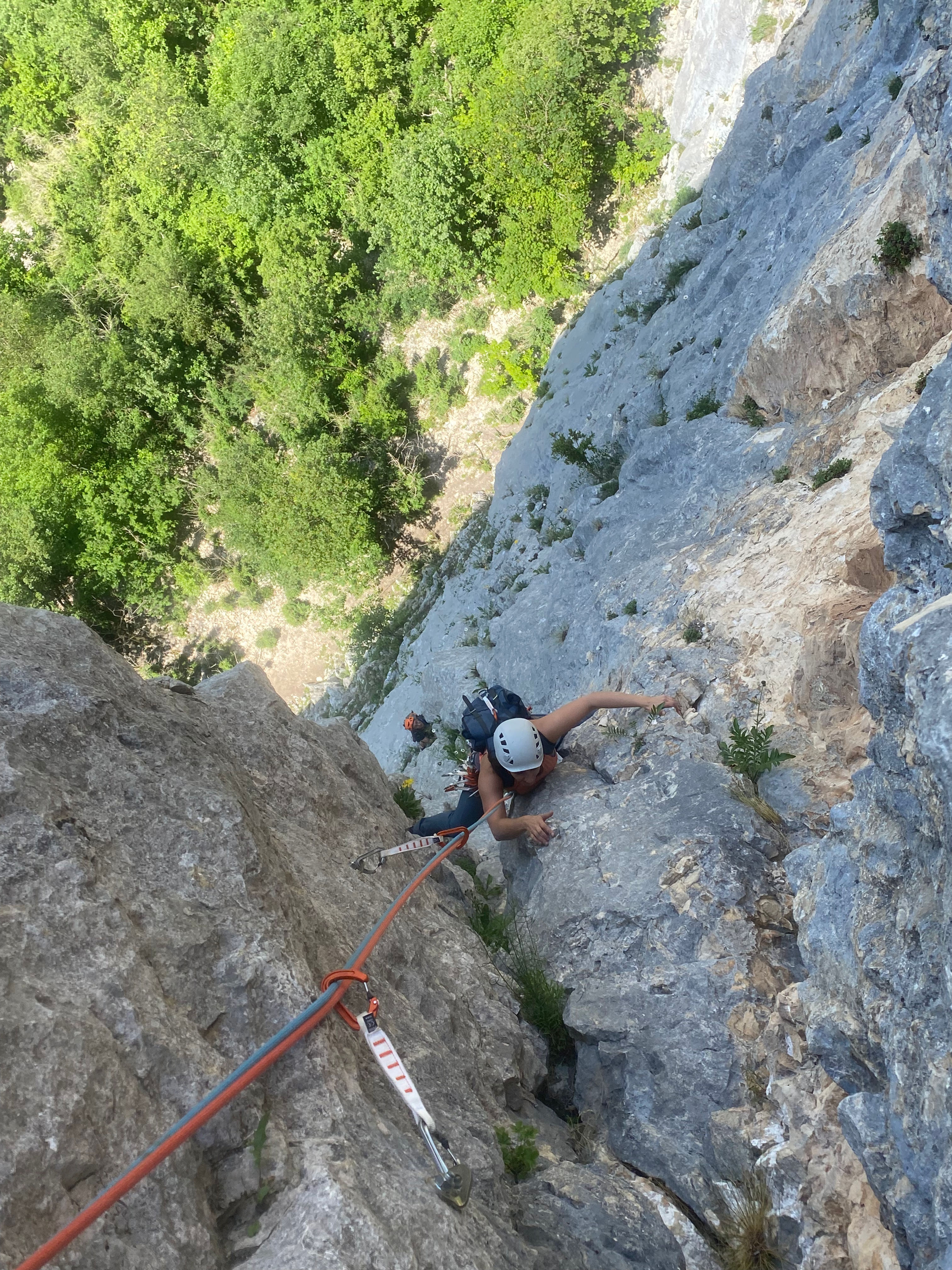 Stage escalade grande voie