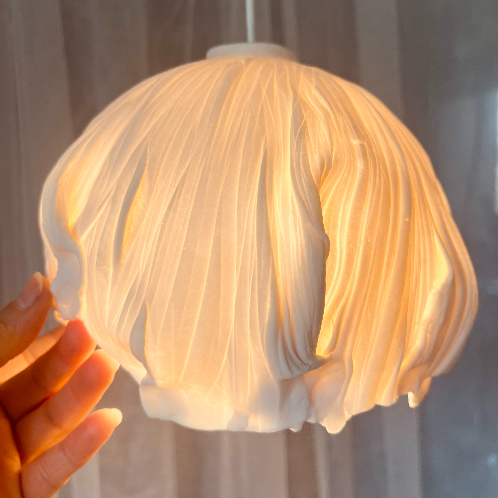 Lampe en porcelaine