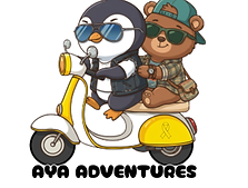 Black And Orange Illustrated Penguin WhatsApp Sticker 2.png