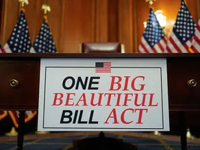 Sign of "One Big Beautiful Bill Act"