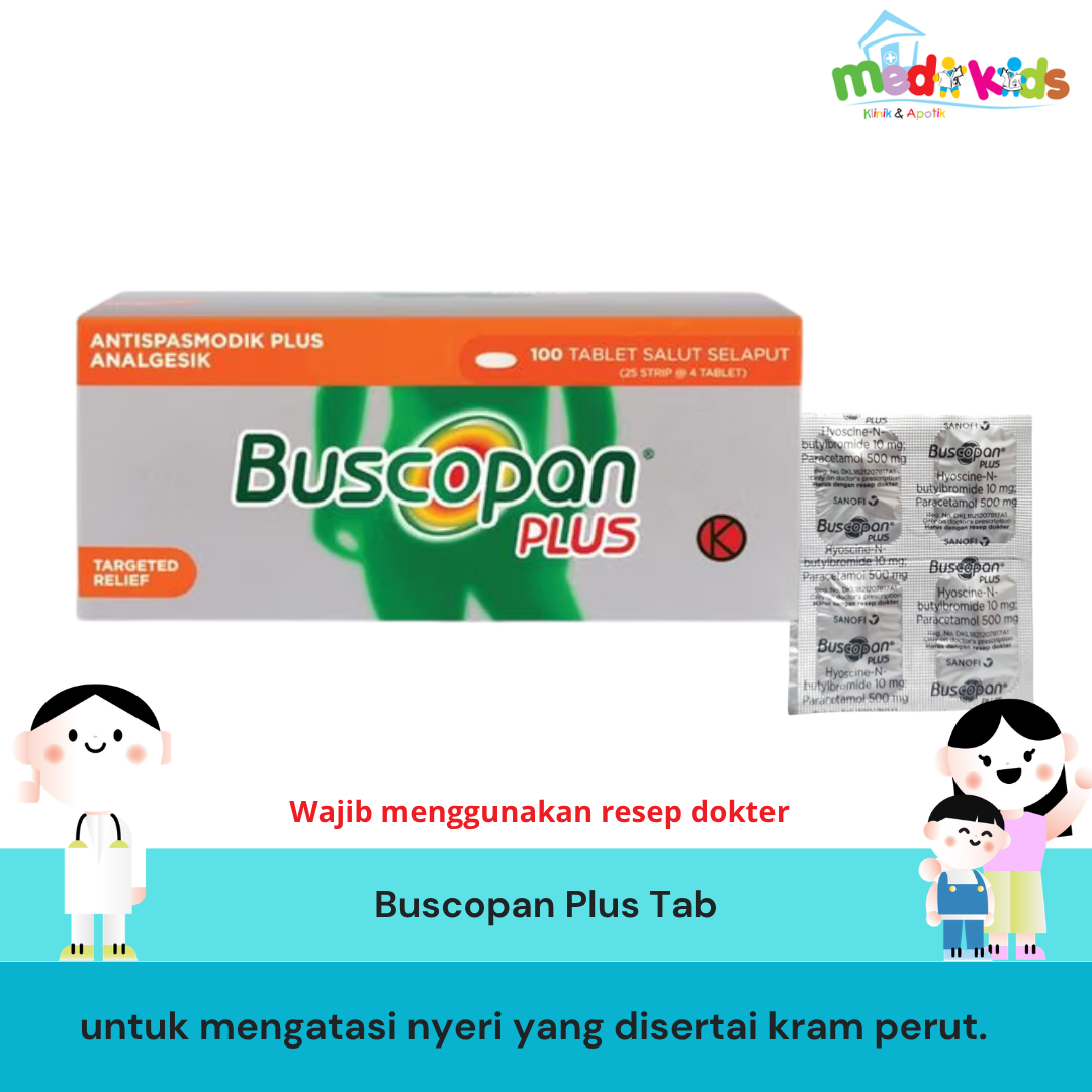 Buscopan Plus Tab 1strips / 1box