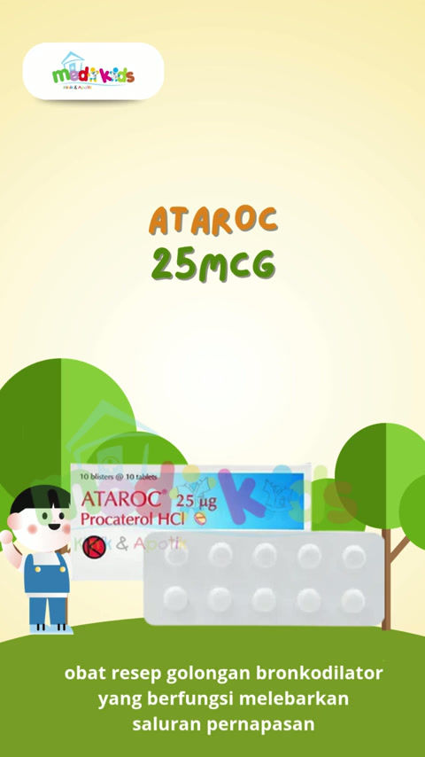 Thumbnail: Ataroc 25mcg 10's / 10's