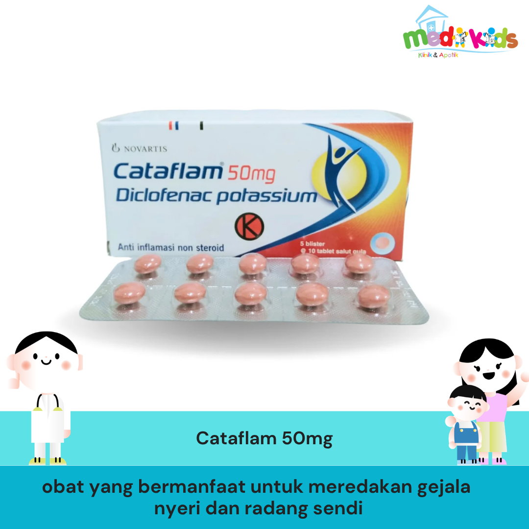 Cataflam 50mg 1strips & 1box