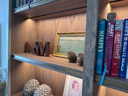 oak bookcase