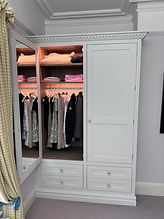 hand buit wardrobe