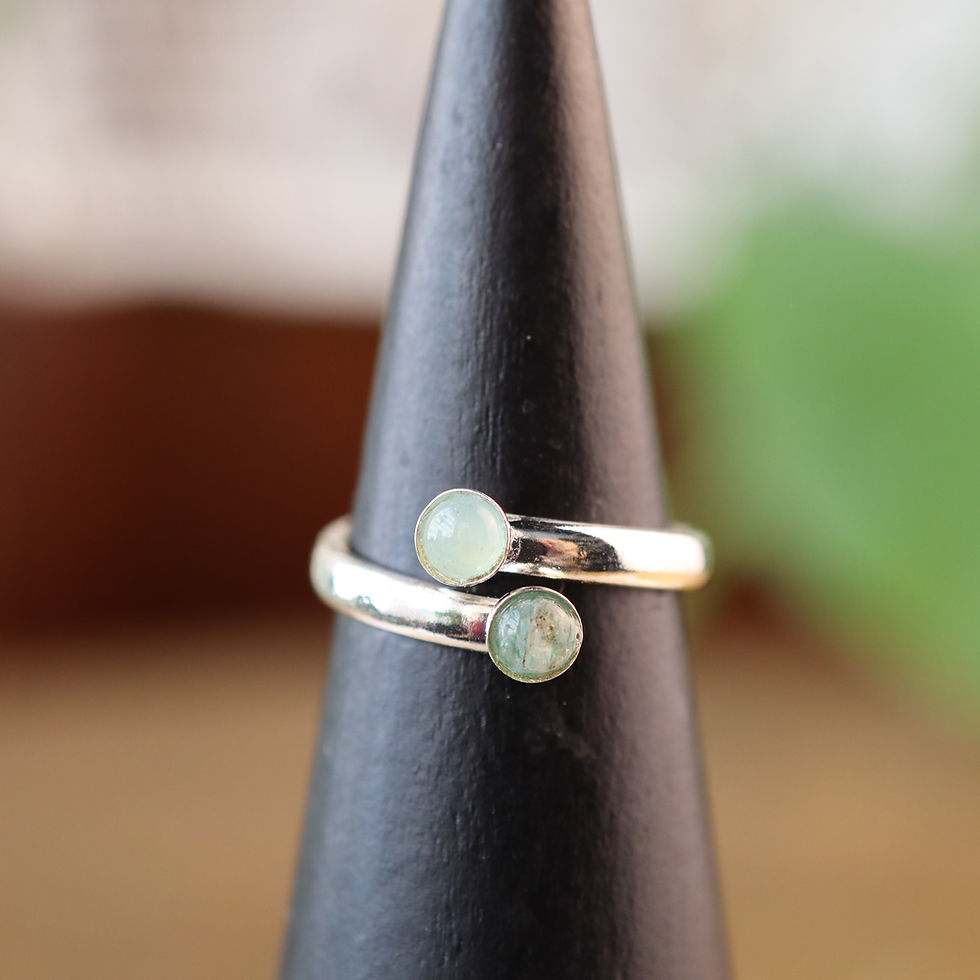Miniature : BAGUE ASTERIA ARGENTEE