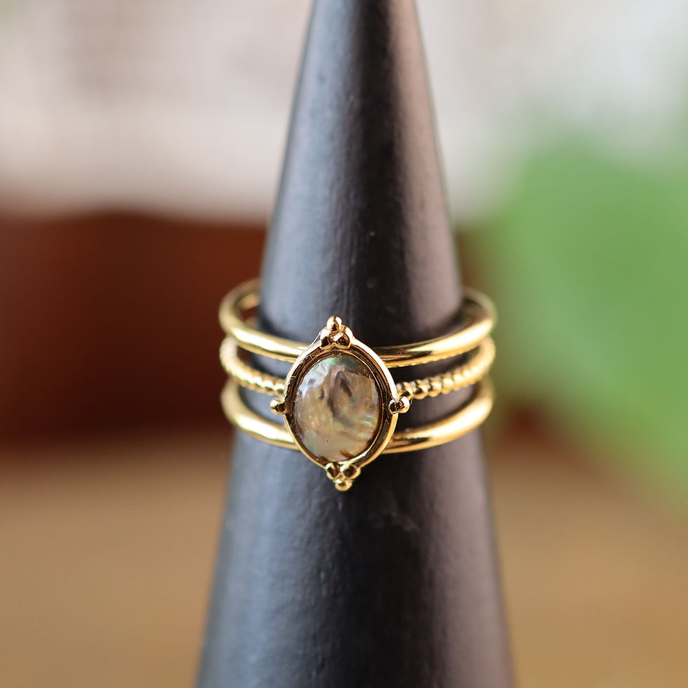 Miniature : BAGUE NYX DOREE