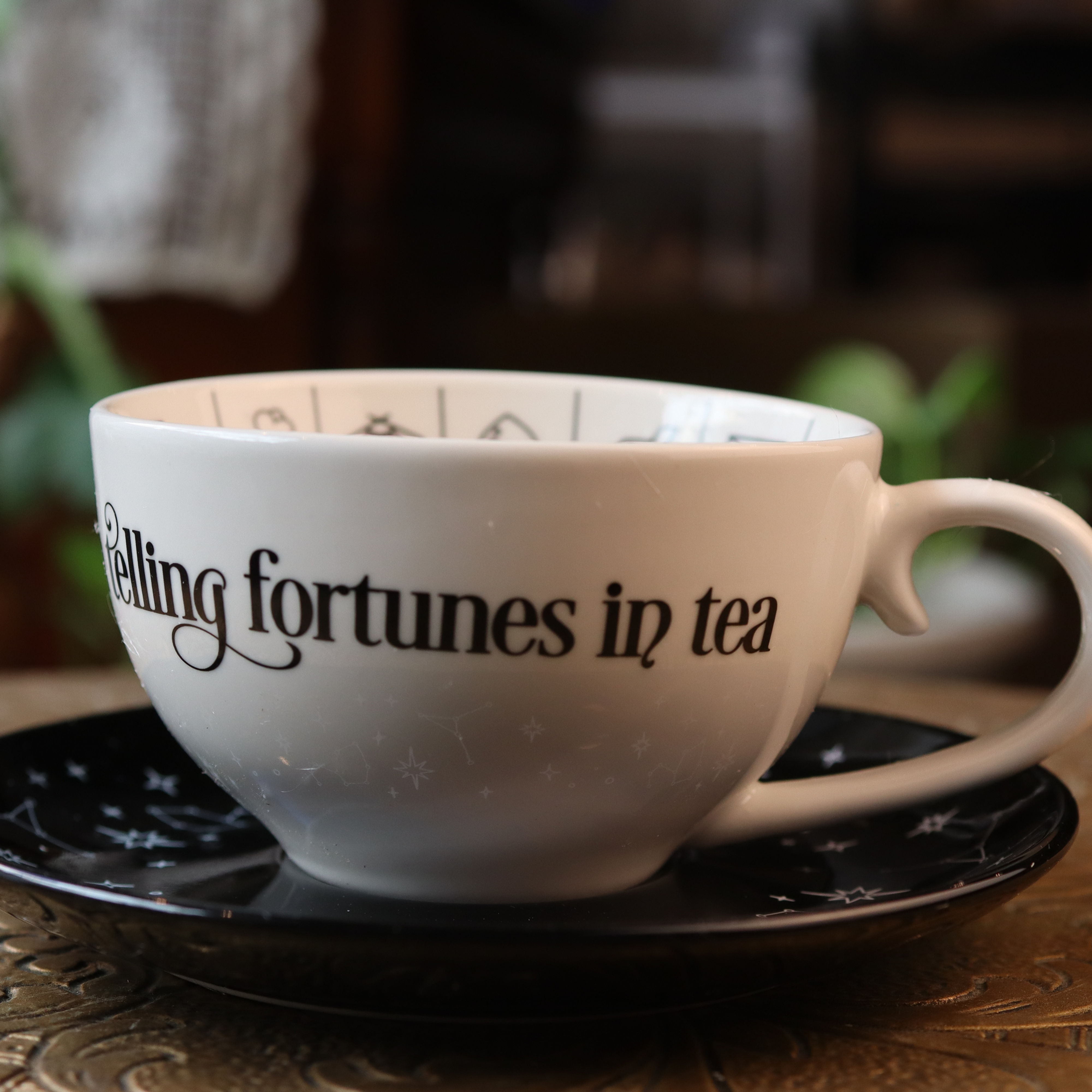 TASSE BLANCHE POUR TASSEOMANCIE