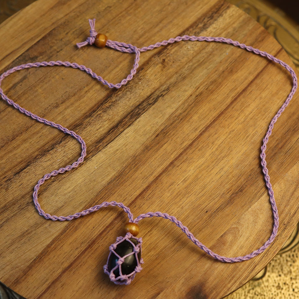 Miniature : COLLIER MACRAMÉ