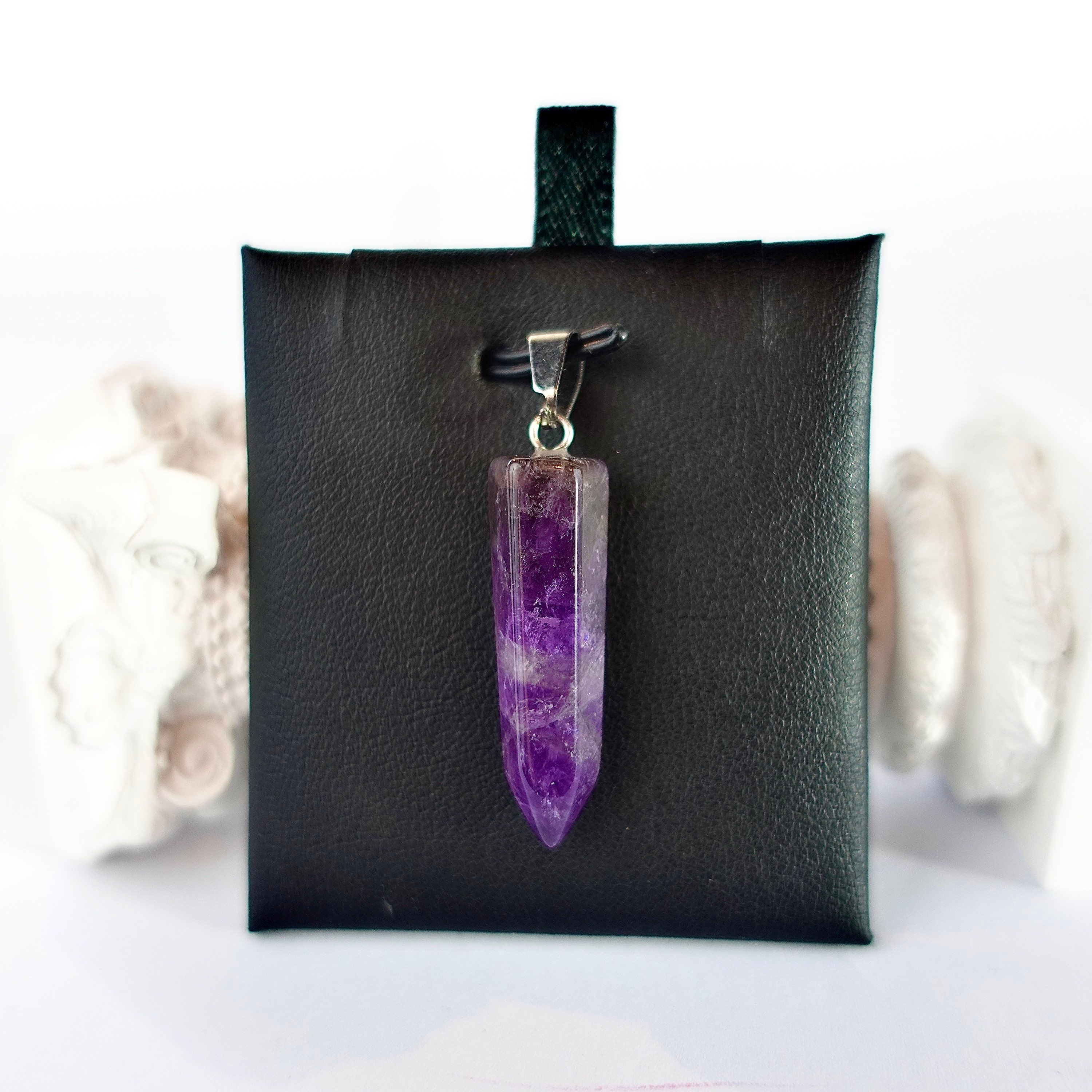 PENDENTIF POINTE AMETHYSTE CHEVRON